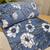 Manta Cobertor Coberta Dia a Dia 2,40m x 2,20m Casal Queen Felpuda Tecido Microfibra Macio Floral Azul