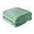 Manta Cobertor Edredom Canelada Aveludado Solteiro 150x230 Verde