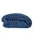 Manta Cobertor Grosso 300g Fleece Microfibra Canelado Queen 2,20 X 2,40 M Andreza Azul