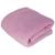Manta Cobertor Micro Fibra Solteiro Varias Cores 140 X 220cm Rosa bebê