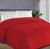 Manta cobertor premium flanel habitat na bolsa Vermelho