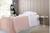 Manta Colcha Buddemeyer Solteiro In Desing 1,60m X 2,30m Decorativa Lisa Protetora Casa Renovação Rosa Claro