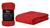 Manta Fleece Casal Microfibra  180x200cm 170g/m² Realce Premium Sultan Vermelho