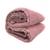 Manta Luster de Casal da Corttex 1,8m x 2m Canelada Macia Diversas Cores Rosa Claro