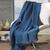 Manta Para Sofa 100 Algodao Unicolor - Dohler Azul