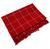 Manta para Sofá Capa Protetora 2,40 x 1,80 Gigante 100% Algodão Cama Decorativa Colcha Coberta vermelha listrada