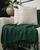 Manta Para Sofá Gigante Decorativa Protetora 2,30 x 1,40 Verde-escuro