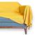 Manta Para Sofá Protetora E Decoração 100% Algodão Grande Tear Artesanal Kit 2 Unidades Manta - Amarelo
