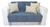 Manta Xale de Chenille com Franja 1,20m x  x 1,80m Macia Decorativa Sofá Gingante e Poltrona Petróleo