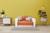 Manta Xale de Chenille com Franja 1,20m x  x 1,80m Macia e Aveludada Conforto Sala de Estar Laranja