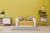 Manta Xale de Chenille com Franja 1,20m x  x 1,80m Macia e Aveludada Conforto Sala de Estar Amarelo