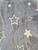 Mantinha Infantil em Poliéster 180x220cm Brilha no Escuro Estrela Cinza