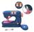 Máquina costura infantil mini atelie bw035 Azul