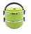 Marmita Térmica Inox Fitness Lunch Box Plástico Duplo 1,4 Litro Verde