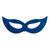 Máscara de Carnaval Neon Gatinha com 12 Unidades Azul