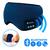 Máscara de Dormir Silent Sound Com Fone Ouvido Bluetooth 5.0 Azul