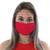 Máscara de Proteção Adulto - Vermelho - Mask4all UNICA