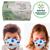 Máscara Descartável Infantil Triplo Filtro Meltblown 50 Unidades - WK-FLEX Branco Bolinha