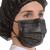 Máscara Descartável Tripla Camada De Proteção Facial com 50 unidades Preto