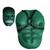 máscara e tronco de Hulk em borracha expandida de eva Kit de adereço Hulk kit