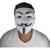 Mascara Hacker Anonymous Vendetta V De Vingança Carnaval Branco I