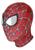 Máscara Homem Aranha Spider Cosplay Miles Morales Realista Vermelho 2