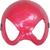 Mascara infantil de personagens homem aranha ou Hulk Vermelho