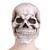 Máscara Latex Caveira Com Movimento Da Mandíbula Halloween Branca