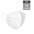 Máscara N95 Respiratória Original Proteção Kn95 Kit 10 Unidades Branco