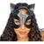 Mascara para Fantasia Mulher Gato Carnaval Halloween Bailes Preto