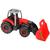 Max Trator Escavadeira Brinquedo Grande - Tilin Brinquedos Vermelho