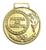 Medalhas esportivas premiação honra ao mérito 30 mm 24 pçs Ouro