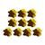 Meeples de Madeira 10 unidades 20x20x9mm Acessório de Jogo Ludens Spirit Dourado