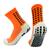 Meia Antiderrapante Futebol Esportivo Profissional Meião Tipo Trusox Pro Soccer Prosocks Cano Médio Laranja