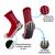 Meia Antiderrapante Futebol Esportivo Profissional Meião Tipo Trusox Pro Soccer Prosocks Cano Médio Vermelho