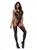 Meia Arrastão Sensual Corpo Bodystocking Lingerie ElaShopp - Preto - 3 Preto