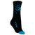 Meia de Compressão Suave Unissex Tamanho 39-43 Cano Longo Mtb Speed TSW Preto, Azul