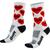 Meia Hupi Love Run LT Off - Road Branco