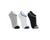 Meia Lupo Sport Sapatilha 3270-089 Kit C/3 0947, Branco, Cinza, Preto