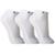 Meia Masculina Soquete Lupo Kit com 3 Pares de Meias 03225 Branco