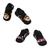 Meia Sapatilha Infantil Kit com 2 Pares Preto Meninos Puket Preto