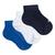 Meia Soquete Infantil 02725 Lupo - Kit 3 Pares Azul, Branco, Marinho