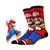 Meias De Algodão Engraçado Desenho De Animado Divertidas Unissex Mario vermelho