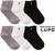 Meias Lupo - Kit 6 Pares Meias Infantil Lupo Cano Curto Ref. 2725 2, Branco, 2, Preto, 2, Cinza