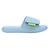 Melissa Free Fuzzy Slide Ad  35867 Azul claro