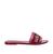 Melissa M Lover Slide Chinelo Melissa M Lover Vermelho, Prata