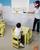 Mesa com 1 cadeira infantil mdf indicada ate 5 anos Amarelo