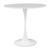 Mesa de Apoio Saarinen  Altura 70 cm  Tampo 60 cm MDF Laca Laca Branca