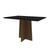 Mesa de Jantar Ana 120x80 Imbuia/Preto - New Ceval Imbuia/Preto