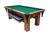 Mesa de Sinuca Vintage com Tampo de Ping Pong - 1,96x1,06 Verde